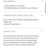 Found Sima Contrast Collar Knitted Cardigan Sweater Sz XL Cream Black Unisex Photo 14