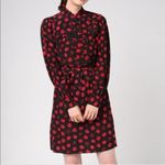 Kate Spade | XXS | Silk Floral Poppy Print Belted Mini Shirtdress | Retail $398! Photo 3