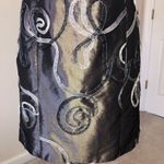 Jessica McClintock Vintage 90’s Pewter Strapless Dress Small or Extra Small Photo 10