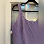 Tahari Vintage Linen Lilac Lavender Sheath Midi Dress Size 14 Career Chic Work Photo 1