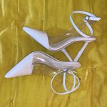 Jennifer Lopez Size 9.5 White Heels Photo 6