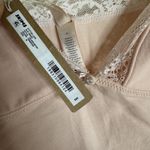 SKIMS  Cotton Lace Slip Dress Womens Medium Pink Primrose Nightgown Lingerie Photo 6