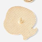 Happy mushroom pin White Photo 2