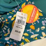 L.L.Bean New Currents Squareneck Tanksuit One Piece Swimsuit Plus Size 20W Blue Photo 3