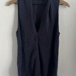 Ramy Brook 100% Silk Purple V Neck Blouse Medium Photo 0