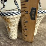 American Eagle Gingham Print Platform Wedges Shoes Women’s Size 7 Black White Photo 7