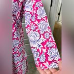 Roberta Roller Rabbit Embroidered Kurta Freymann Pink/BlueTunic Cover Up Sz XS Photo 3