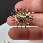 Lot Of 3 Clip On Earrings 2 Are Gold Tone 1 Is Two Tone Photo 8