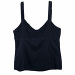 Ann Taylor  Loft Navy Blue V-Neck Tank Photo 3