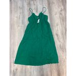 The Drop Maci Midi Dress Cutout Smocked Back Spaghetti Strap Size XXL Green Photo 5