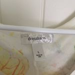 Dress Barn NWOT  women’s dyed‎ floral jeweled blouse lined tank top large Photo 3