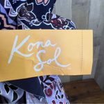 Kona Sol  Size L(12-14) Bathing Suit Top With Padded Bra With Ties Multic… Photo 10