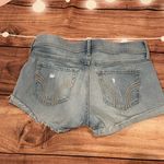 Hollister Low Rise Short Short Ripped Jeans Shorts Photo 3