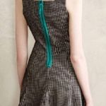 Anthropologie Bordeaux Tanith Skater Dress NEW Photo 1