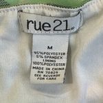 Rue 21 Mini Dress Womens M Green Pink Plaid Mesh Bow Sheer Lined Coquette Y2K Photo 3