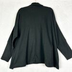 Pact  Organic Cotton Airplane Relaxed Blazer Size XXXL Black Minimalist Photo 2