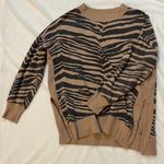 Aerie Tiger Print Pullover Sweatshirt Photo 0