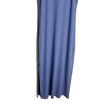 White House | Black Market WHBMForme Dress Womens Large Blue Ribbed Tank Maxi NWOT Photo 11