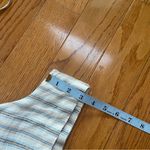 Lou & grey LOFT Linen striped shorts romper sleeveless womens size large Photo 9