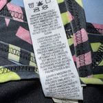 Nike Womens Sports Bra Geo Print Pink Yellow Black Athletic Unlined Medium Photo 4