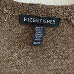 Eileen Fisher Lightweight Metallic Sweater Classic Modest XS Photo 1