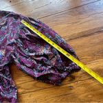 Kika Vargas X Target Wrap Top Coral Reef Puff Sleeve Scalloped Hem 1X Wo… Purple Photo 9