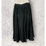 Vintage Suzanne Black Women's Size Small Flowy Long Maxi Skirt Button Closure Photo 2