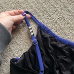 MagicSuit Lisa Draped One Piece Swimsuit Size 12 Blue Tummy Control Slimming Photo 6