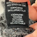 Blu Pepper  Gray Knit‎ Mockneck Sweater Women's Small Casual Winter Chunky Knit Photo 7