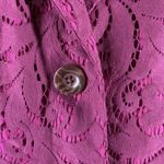 CAbi NWT  FROLIC Jacket in Plumberry Lace Long Sleeve Blazer Size 6 #128 Photo 3