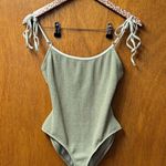 Dippin' Daisy's Astrid One Piece Swimsuit High Cut Full Coverage Green Large L Photo 14