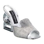 Dolce & Gabbana DG-Heel Gemstone-Embellished Mules Size 40 NEW + Box + Dust Bag Photo 0