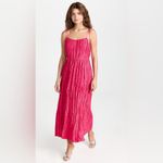 Ulla Johnson ‎ Orla Orchid Pink Midi Dress 12 NWT Photo 2