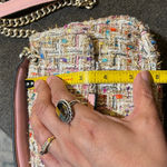 Betsey Johnson  Tweed Crossbody purse Photo 10
