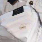 7 For All Mankind NWT JEN7 by High Waist Denim Bermuda Shorts White 12 Photo 5