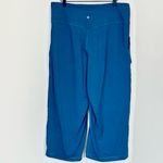 Lululemon athletica Teal Align High Rise Wide Leg Cropped Pant - Size 16 Photo 6