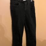 Good American  Good Legs Raw Hem Jeans in Black184 Style GLRH419T Photo 5
