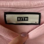 Kith Women's Classic Logo Tee in Light Pink Size Large Gently Used Streetwear Photo 3
