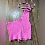 Aerie  pink one shoulder tank top XS Photo 3