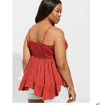Torrid New Babydoll Crinkle Gauze And Lace Tank Top Photo 2