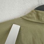 Tommy Bahama ‎ Silk Shirt Women's Size M Button Up Camp Shirt Olive Green READ Photo 7