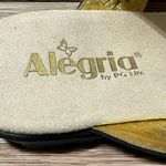 Alegria  Asha Black Crackle Black Leather Sandals Size 36‎ Photo 5