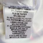 Milly  Paper Yarn Textured Neon Stripe Mini Skirt Size 4 Photo 5