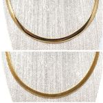 Sterling Silver reversible omega necklace, made in Italy - NWOT Photo 1