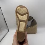 Marc Fisher Adalyne Women 7.5M Espadrille Platform Wedge Sandals Beige Photo 6