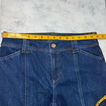 Chico's Women's Blue Platinum Trouser Flare Jeans Size 0 Photo 7