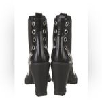 Alexander McQueen NEW Tread Grommet Embellished Boots Black Size 39.5 MSRP $1290 Photo 4