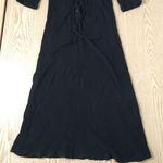 Topshop B30 Women’s Ribbed Dress Above Knee Very Stretchy Black Size 4 Photo 1