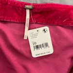 Free People  Velvet Annalise‎ Mini Skirt Womens 10 Pink Phenom Y2K Party Glam NWT Photo 3