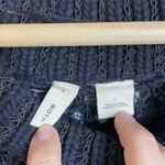 Anthropologie MOTH navy oversized knit tunic sweater size L lagenlook Photo 5